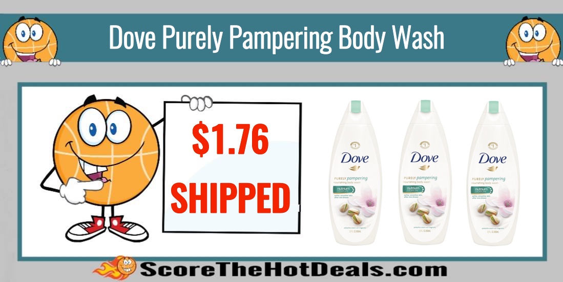  Dove Purely Pampering Body Wash, Pistachio Cream with Magnolia 22 oz