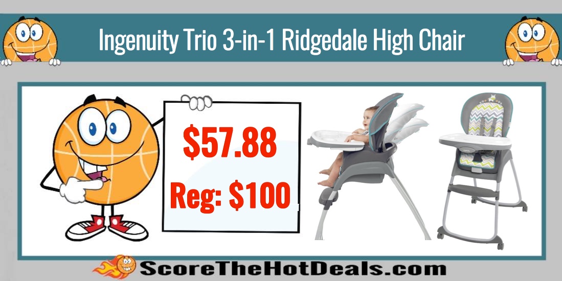 Ingenuity Trio 3-in-1 Ridgedale High Chair