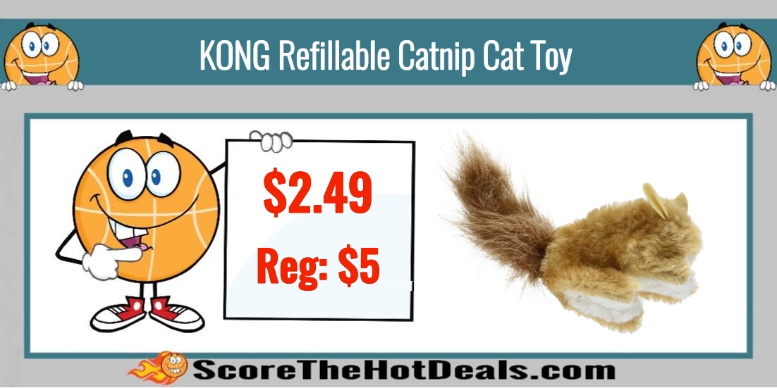 KONG Refillable Catnip Cat Toy