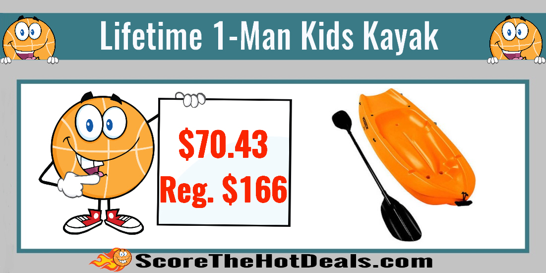 Lifetime 1-Man Wave Kayak with Bonus Paddle