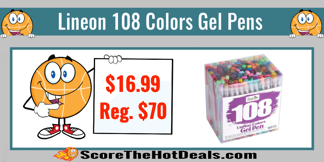 Lineon 108 Colors Gel Pens 1