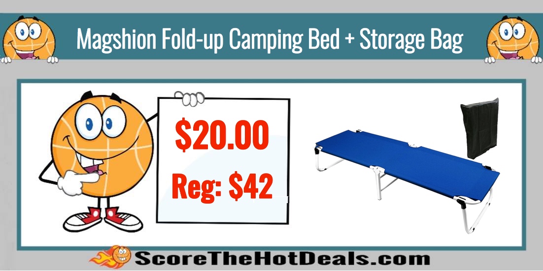 Magshion Portable Military Fold Up Camping Bed Cot