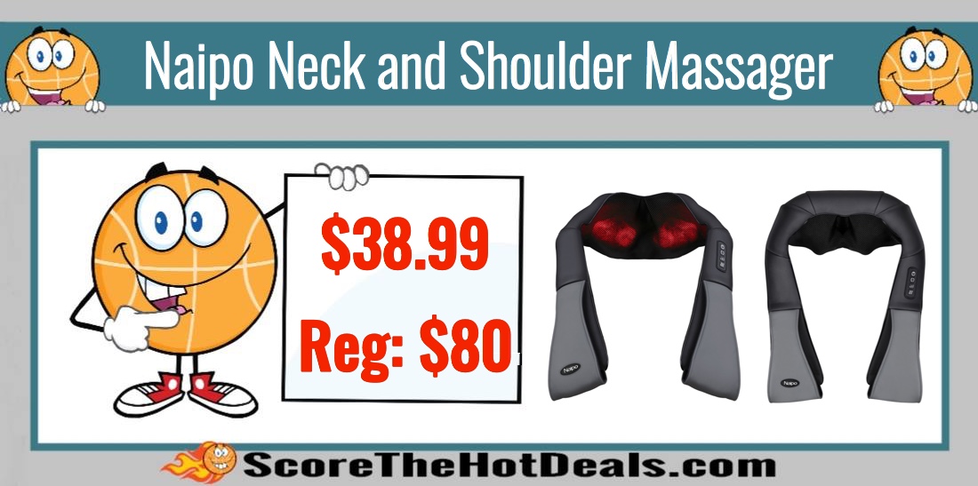 Naipo Neck and Shoulder Deep Shiatsu Massager