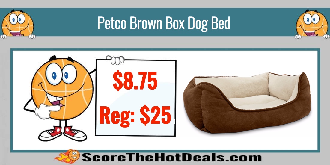 Petco Brown Box Dog Bed