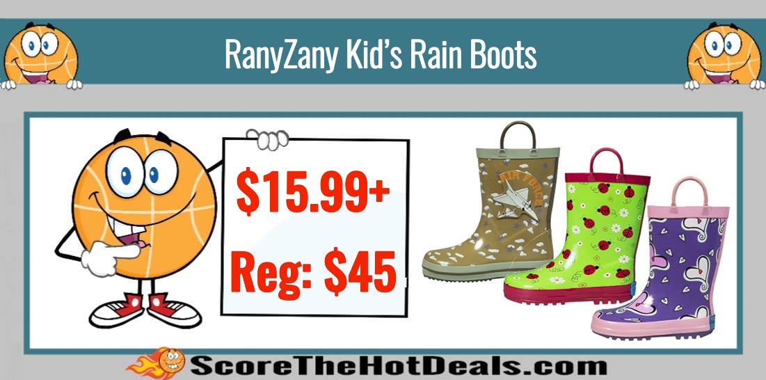 RanyZany Kid’s Rain Boots