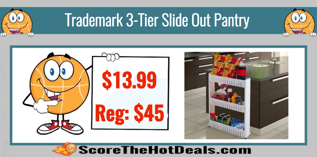 Trademark 3-Tier Slide Out Pantry