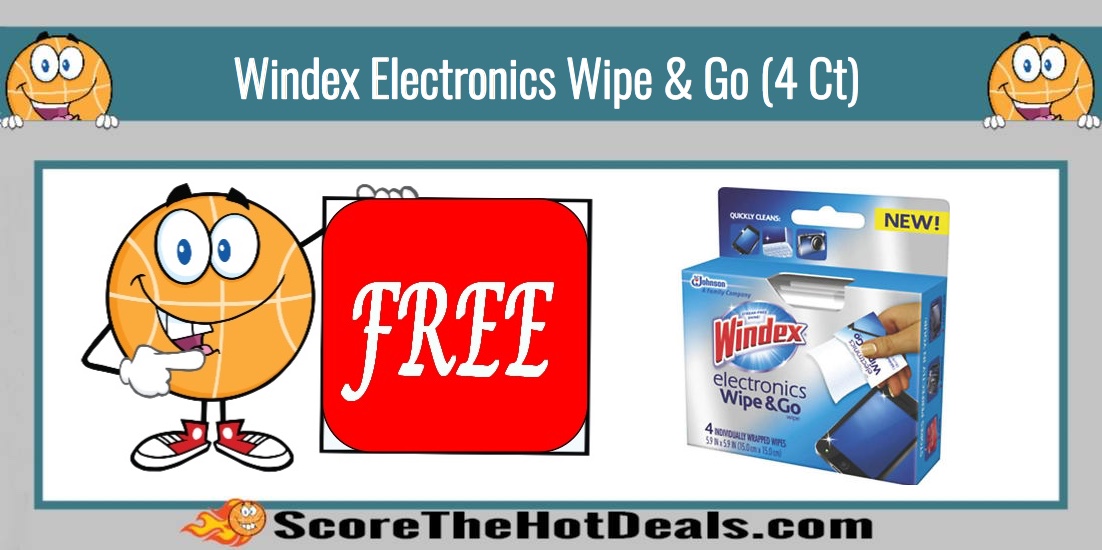 Windex Electronics Wipe & Go (4 Ct)