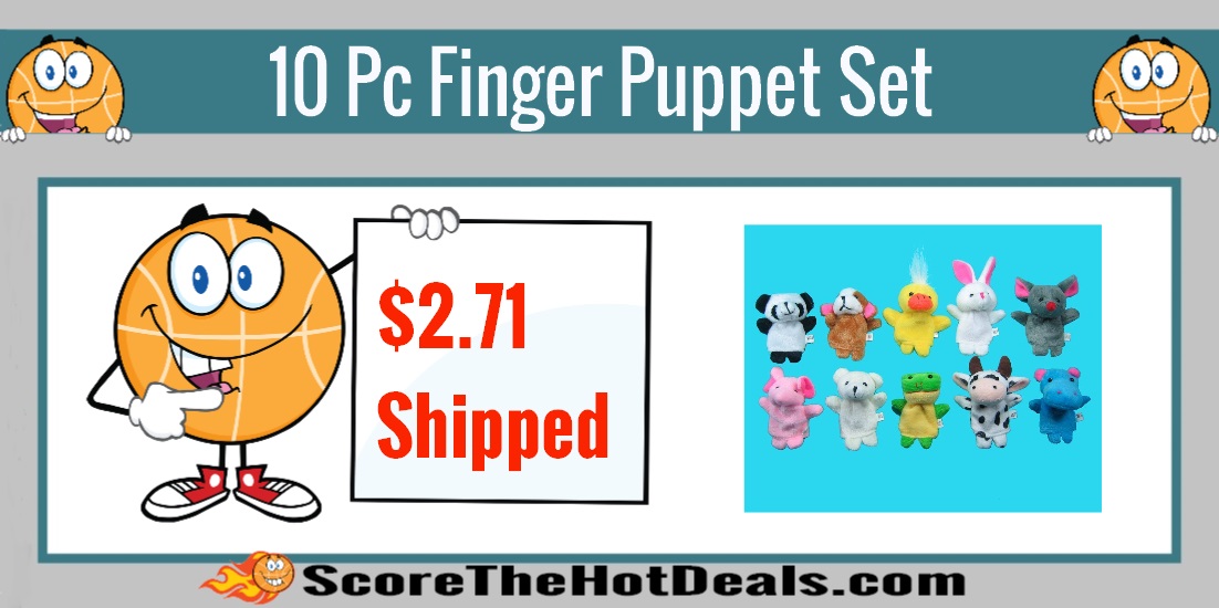 10 Piece Finger Puppet Set