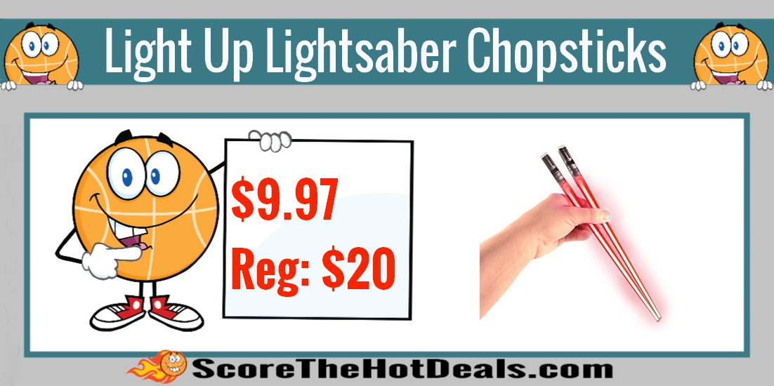 Light Up Lightsaber Chopsticks