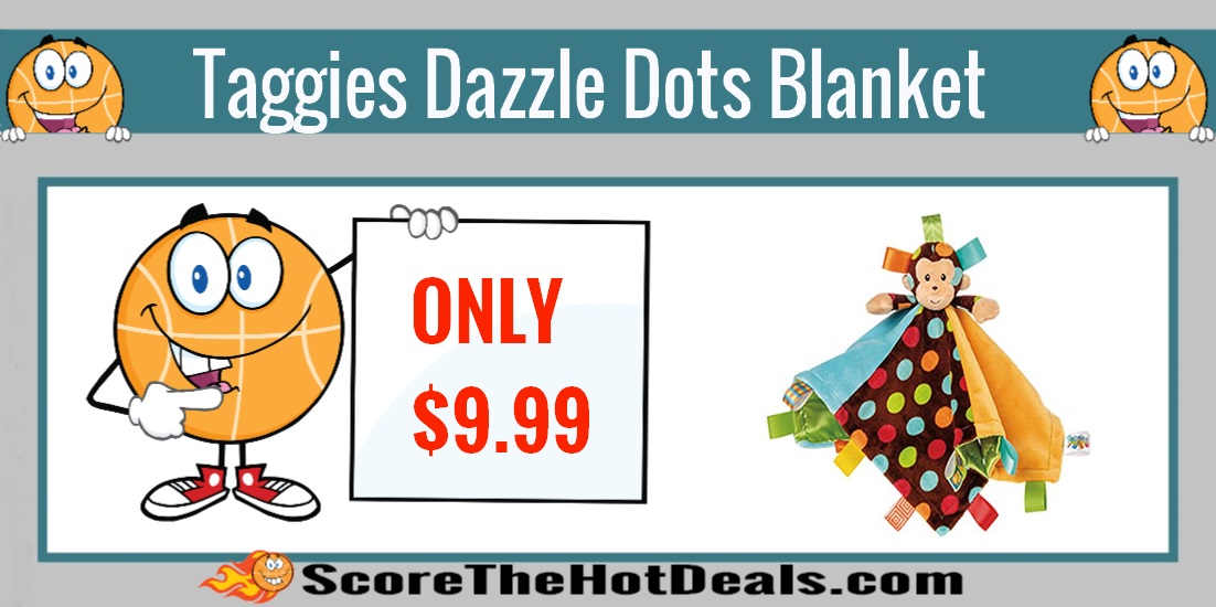 Mary Meyer Taggies Dazzle Dots Character Blanket