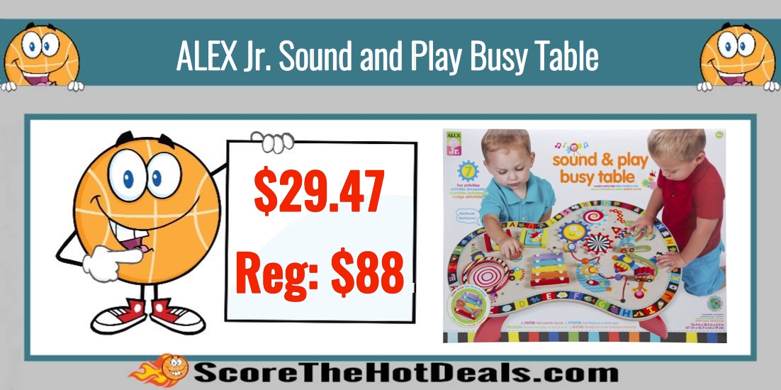 ALEX Jr. Sound and Play Busy Table