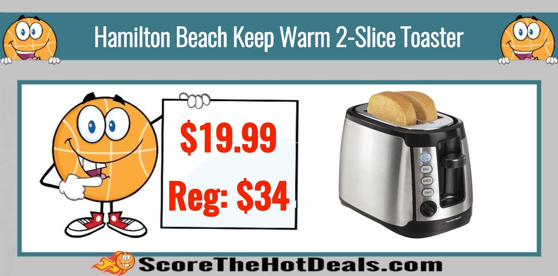 Hamilton Beach Keep Warm 2-Slice Toaster