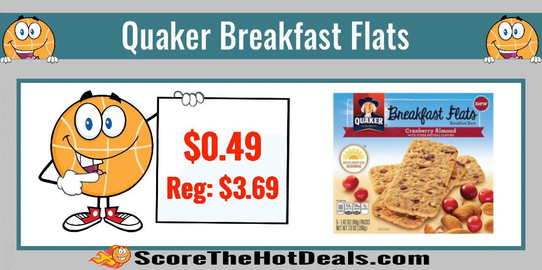 Quaker Breakfast Flats Coupon Deal