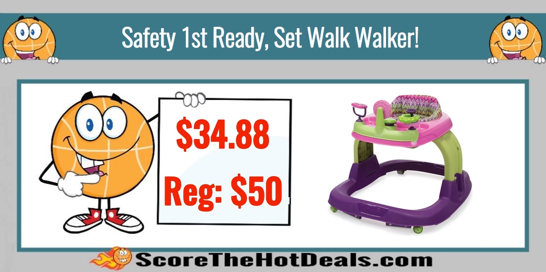 Safety 1st Ready, Set, Walk! Walker, Mickey Silo