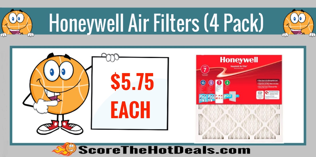 Honeywell Air Filters 4 Pack