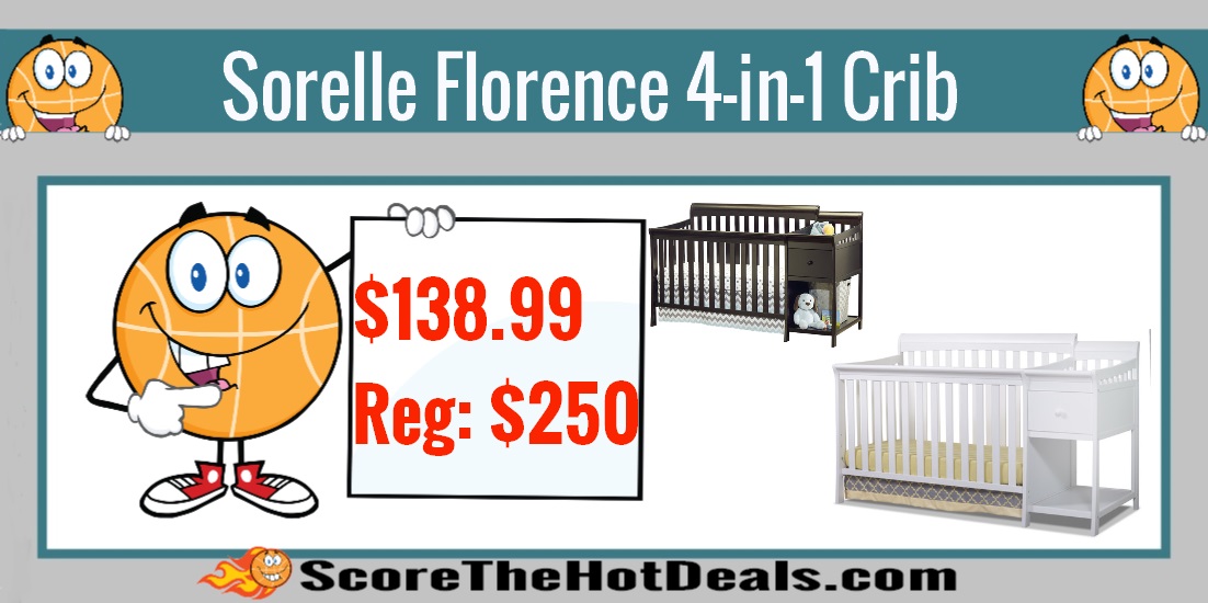 Sorelle Florence 4-in-1 Crib