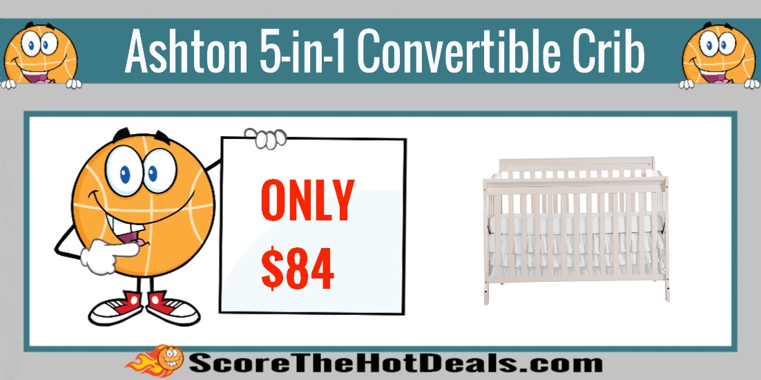 Dream On Me Ashton Convertible 5-in-1 Crib