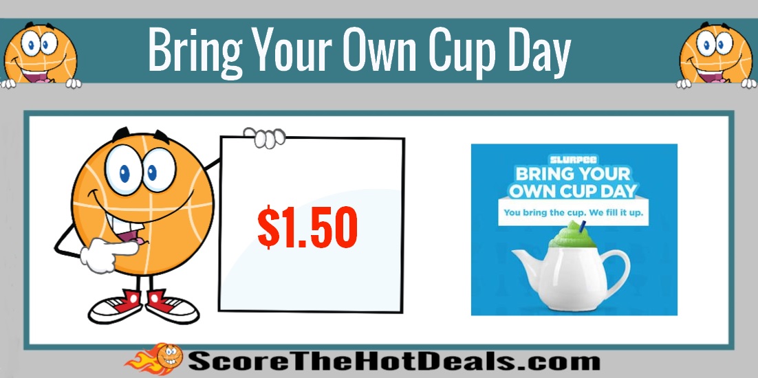 Happening NOW! Bring Your Own Cup Day At 7eleven! Score The Hot