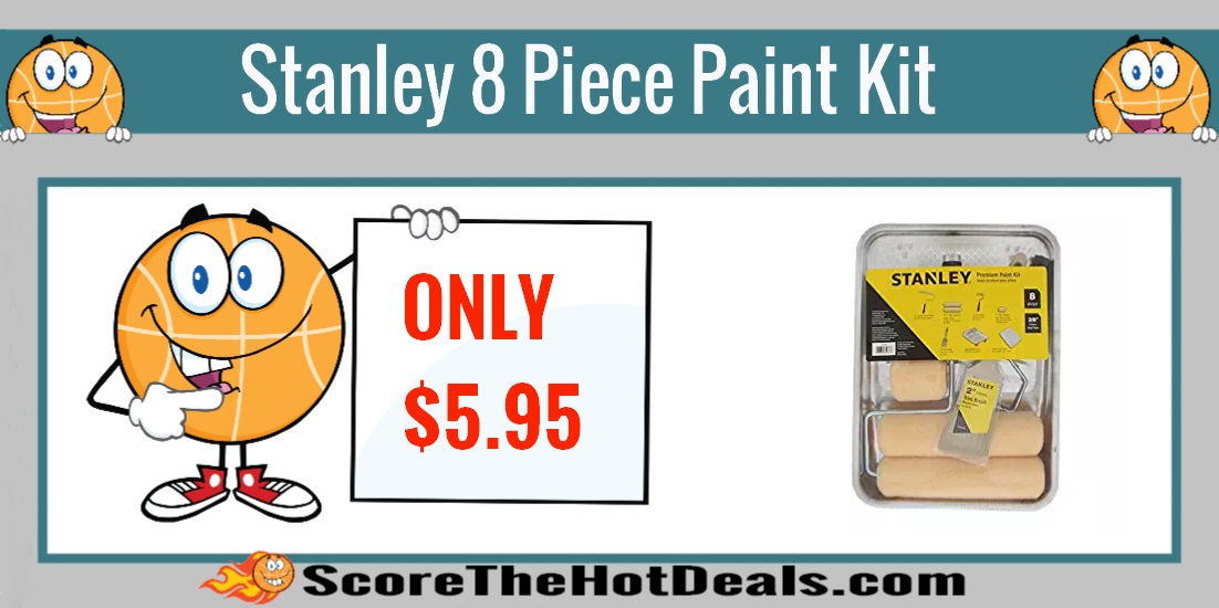 Stanley Premium 8 Piece Paint Kit