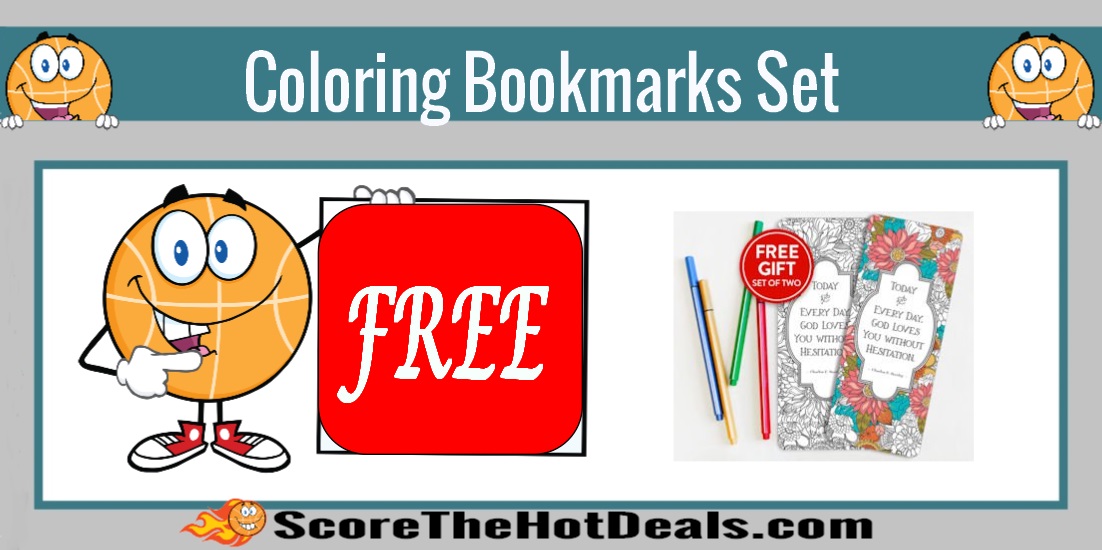 Set Of Coloring Bookmarks