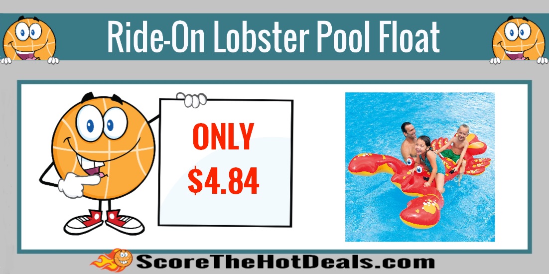 Ride-On Lobster Pool Float