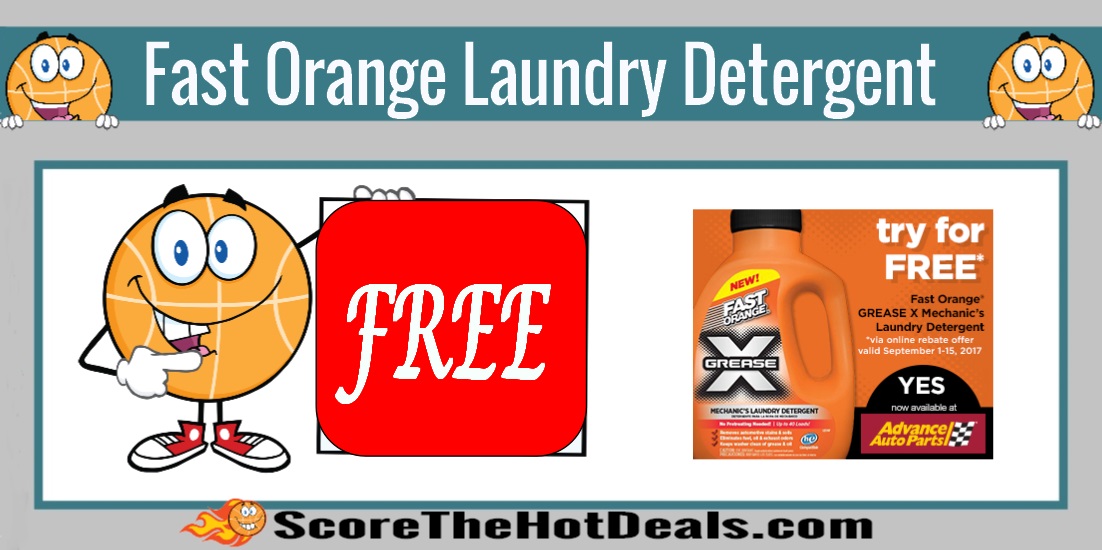 Fast Orange Grease-X Laundry Detergent