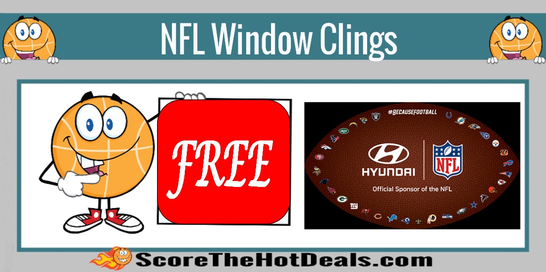 NFL Window Cling