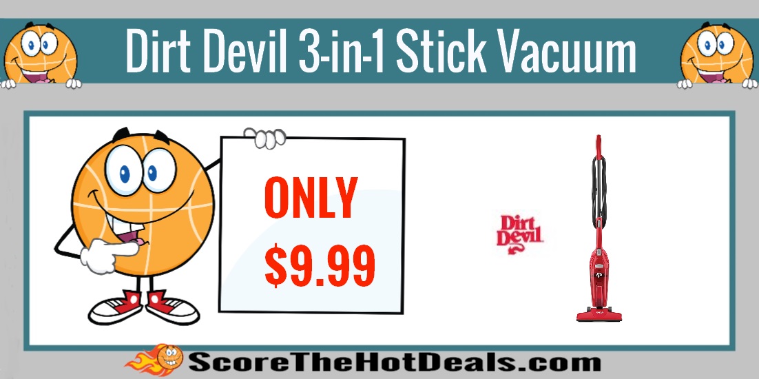 Dirt Devil 3-in-1 Stick Vacuum