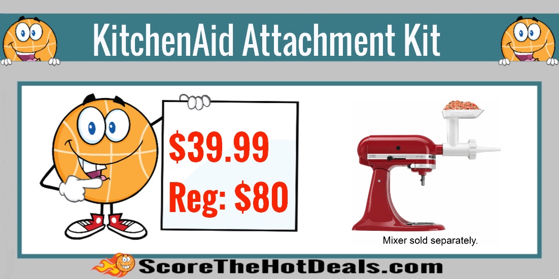 KitchenAid Food Grinder And Sausage Stuffer Attachment