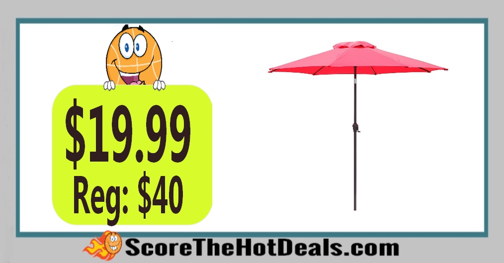 9 Ft. Crank Lift Patio Umbrella