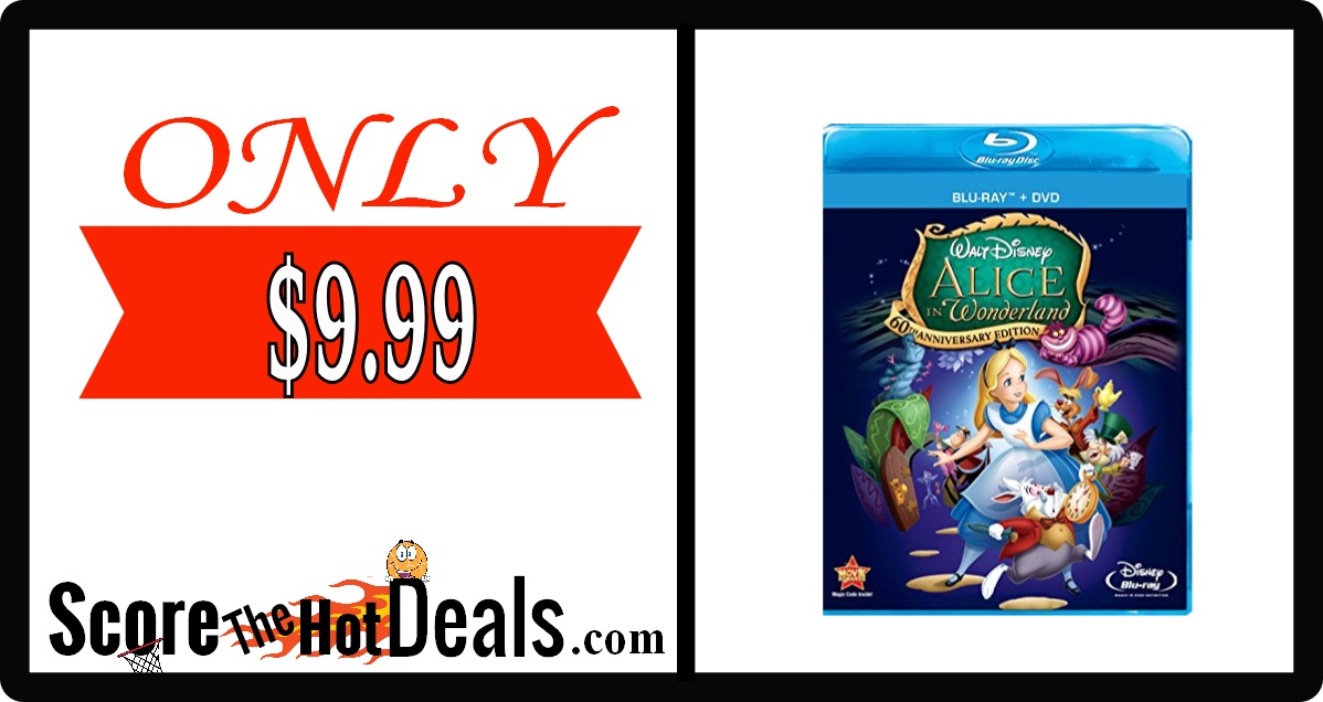 Alice In Wonderland Blu-Ray + DVD 60th Anniversary Edition