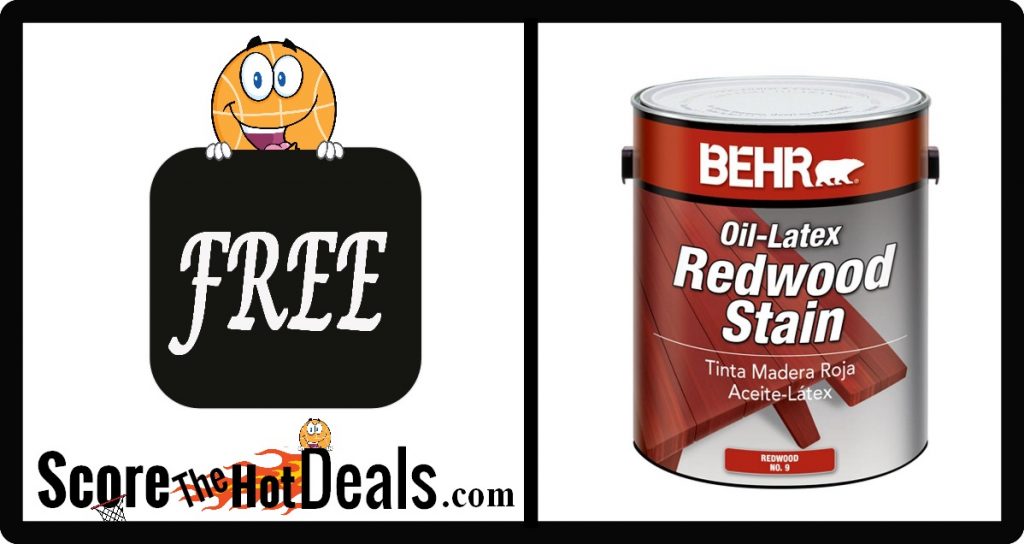 **FREE** Gallons Of Redwoon Stain!