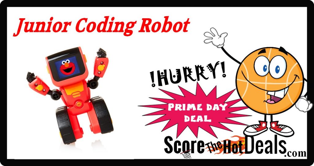 the WowWee Elmoji Junior Coding Robot