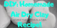 DIY: Homemade Air Dry Clay!