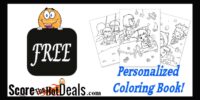 *FREE* Personalized Coloring Book!