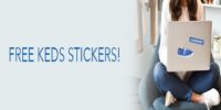 FREE Stickers From Keds!
