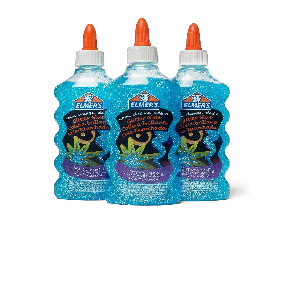 3 PACK Elmer's Blue Liquid Glitter Glue! Score The Hot Deals