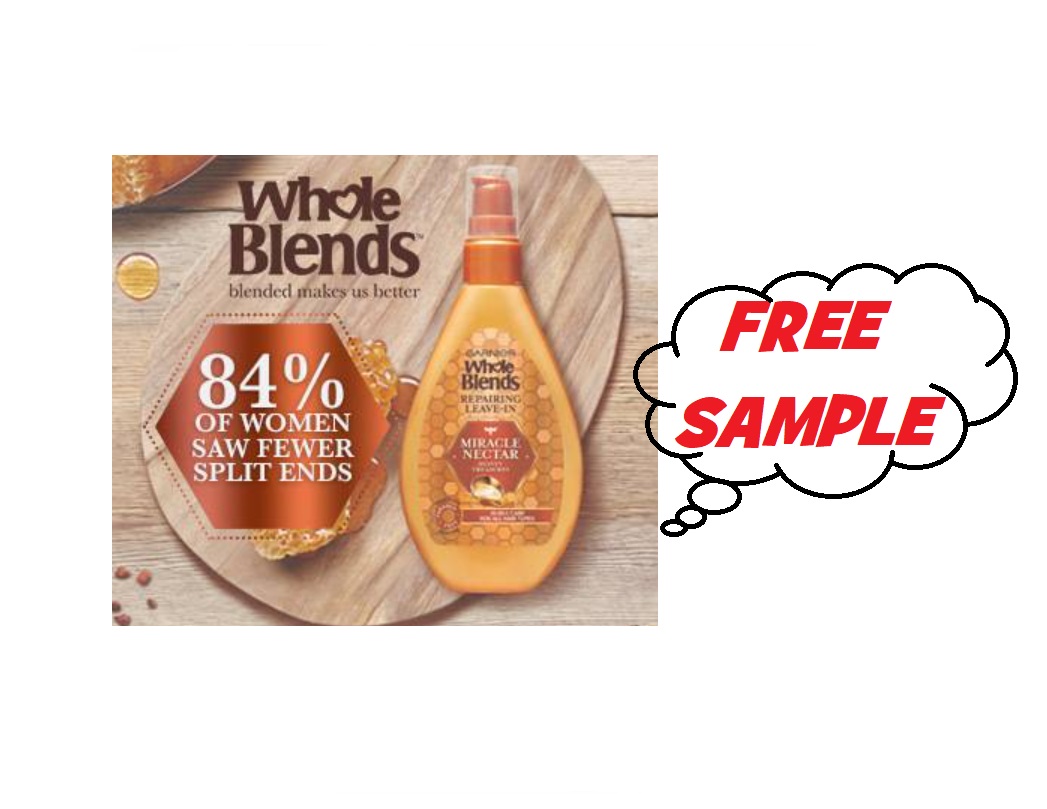 SCORE Garnier Whole Blends Honey Miracle Nectar Repairing Leave In