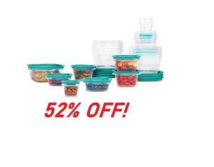 Rubbermaid Press & Lock Easy Food Storage Containers - 52% Off!