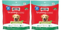 BIG SAVINGS - Milk-Bone Fresh Breath Brushing Chews Daily Dental Dog Treats!