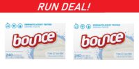 STACKING DEALS -  Bounce Fabric Softener Sheets!
