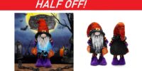 18in Halloween Gnome with LED Light - 50% OFF!