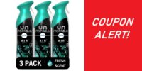 3 Pack Febreze Unstopables Air Freshener Spray - COUPON!!