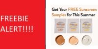 SCORE Sunscreen Samples!